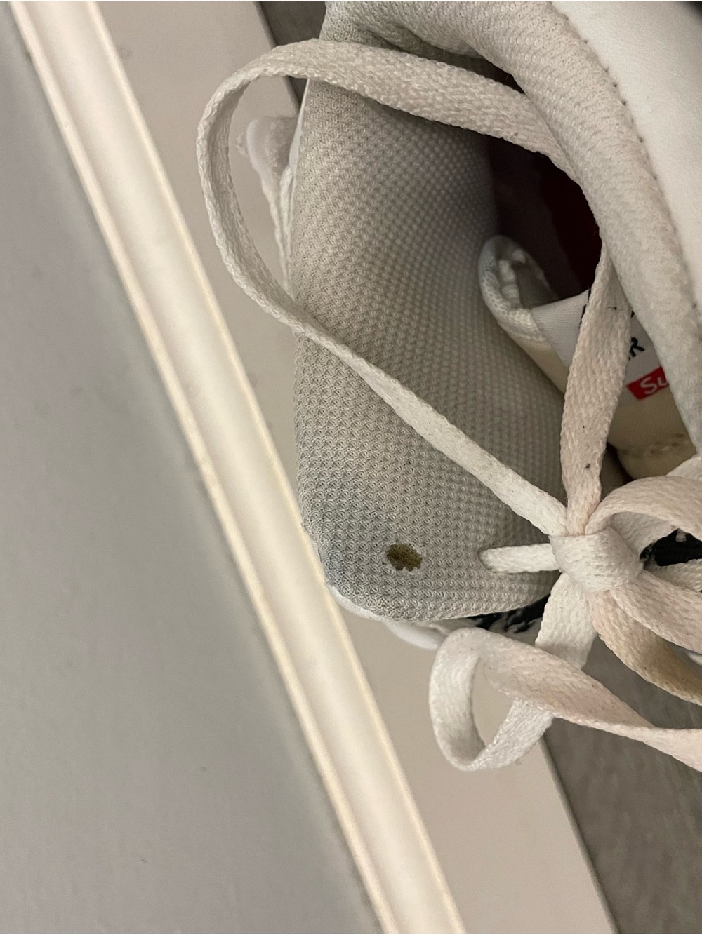 Men’s White Supreme x Nike Air Force 1 High SP Sneakers - Picture 7 of 10